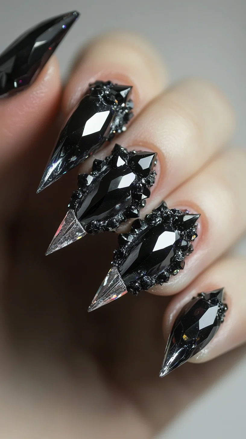 Bold Glamour: Strikingly Chic Stiletto Nails for Every Occasion