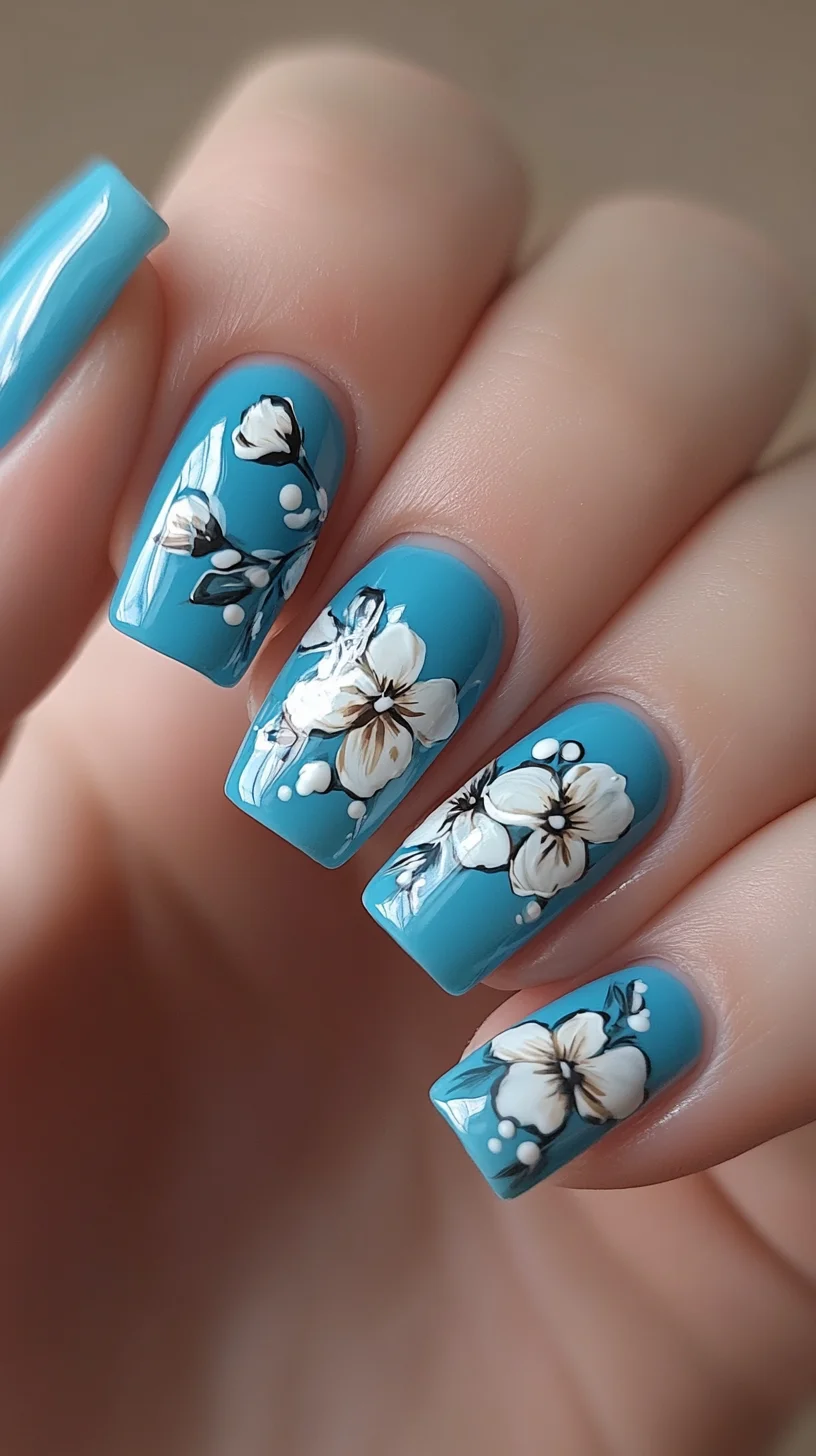 Chic Blossom Nail Art: Elevate Your Style with Floral Elegance!