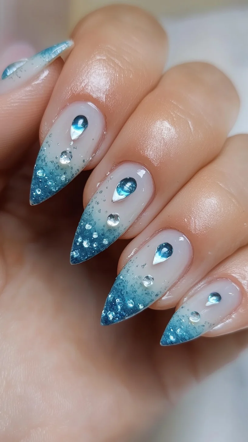 Dazzling Ombre Talons: A Trendy Twist on Classic Nails