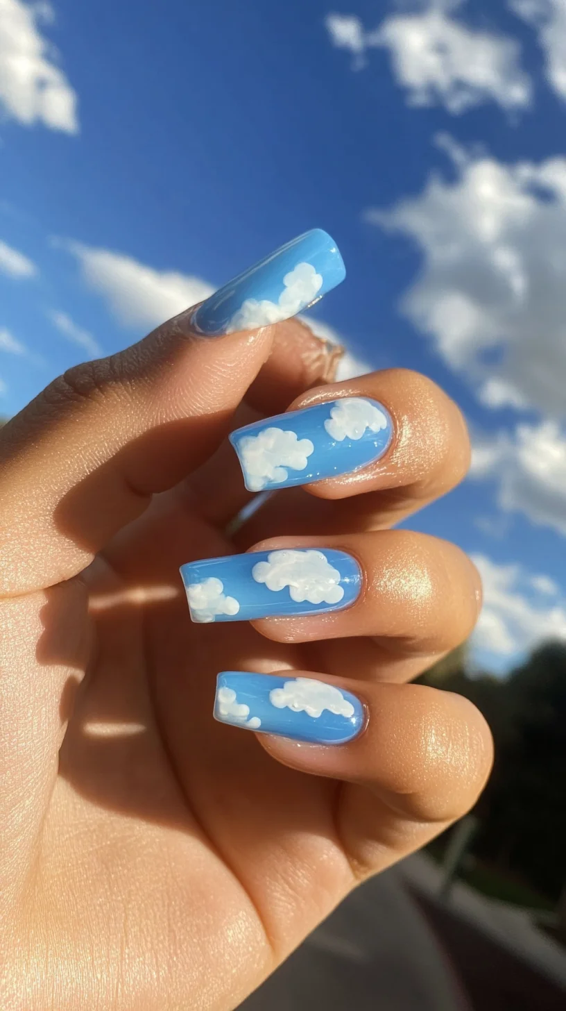 Dreamy Cloud Nails: Elevate Your Look with a Fun Sky-Inspired Design