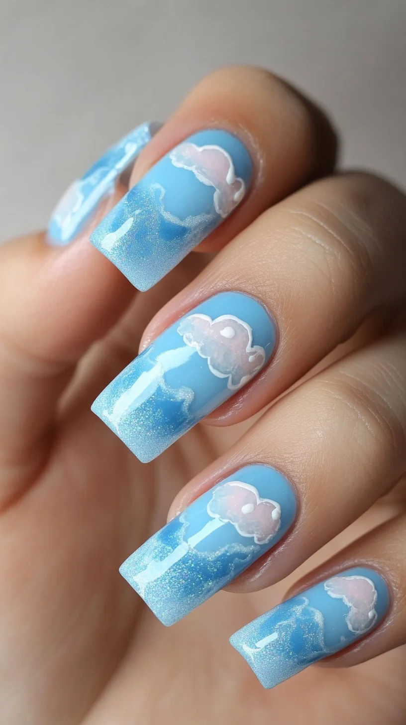 Dreamy Cloudy Nails: A Whimsical Touch for Any Occasion