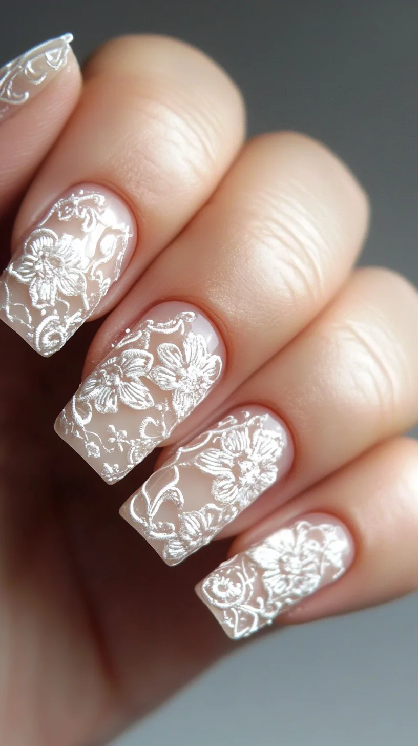 Elegant Floral Nail Art: A Timeless Accent for Any Occasion