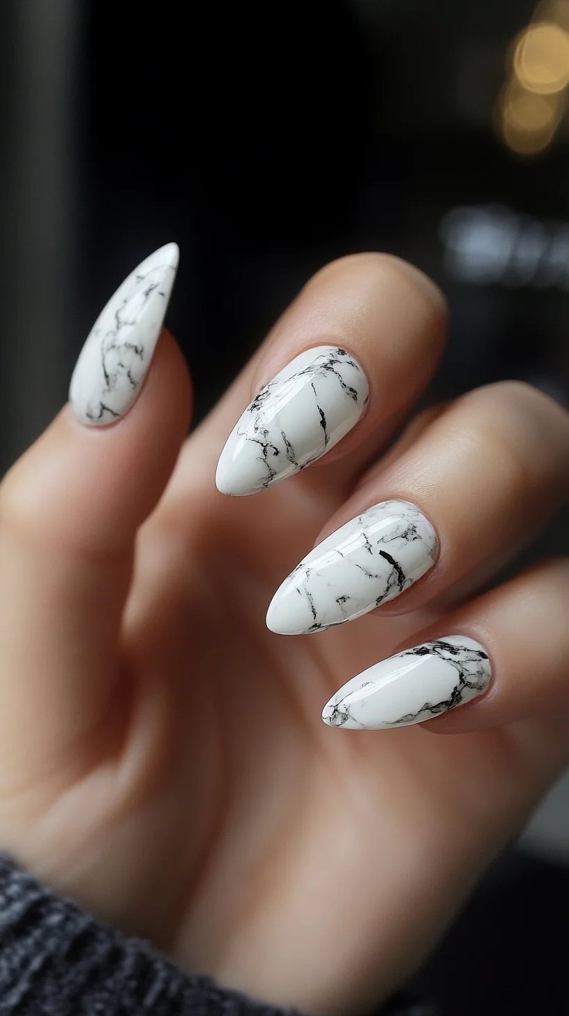 Elegant Marble-Inspired Nails That Elevate Any Look