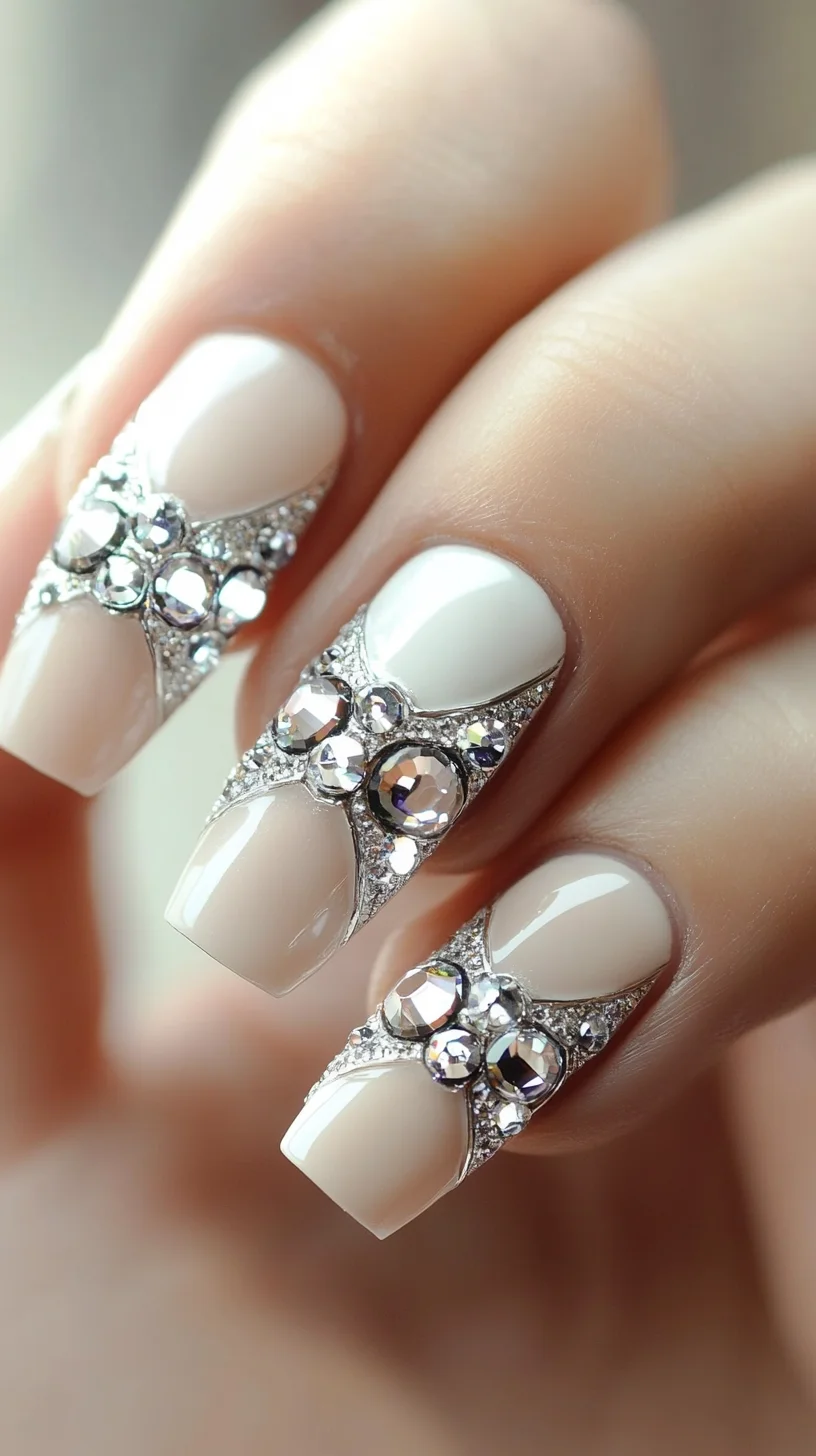 Elevate Your Elegance: Stunning Nail Art with Sparkling Rhinestones