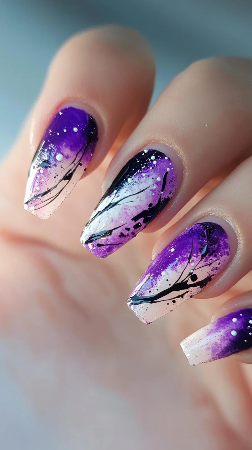 Elevate Your Look with Stunning Galaxy-Inspired Nail Art