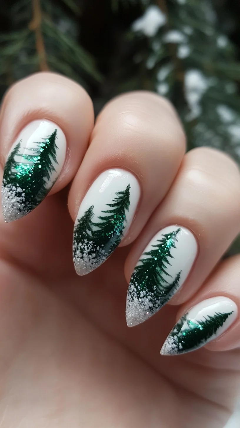 Embrace the Evergreen: Stunning Forest-Inspired Nail Art for Nature Lovers