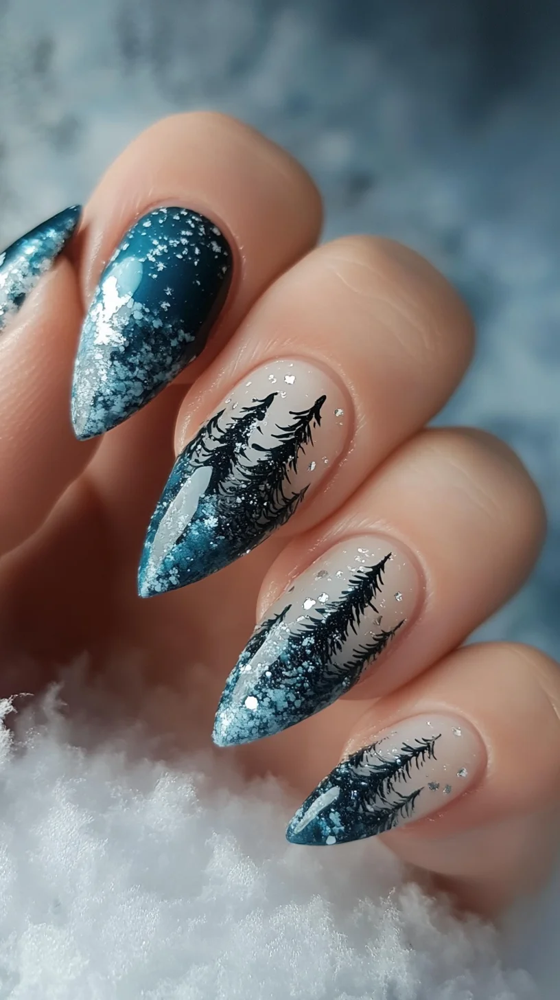 Embrace the Frost: Striking Winter-Inspired Nail Art for a Bold Look