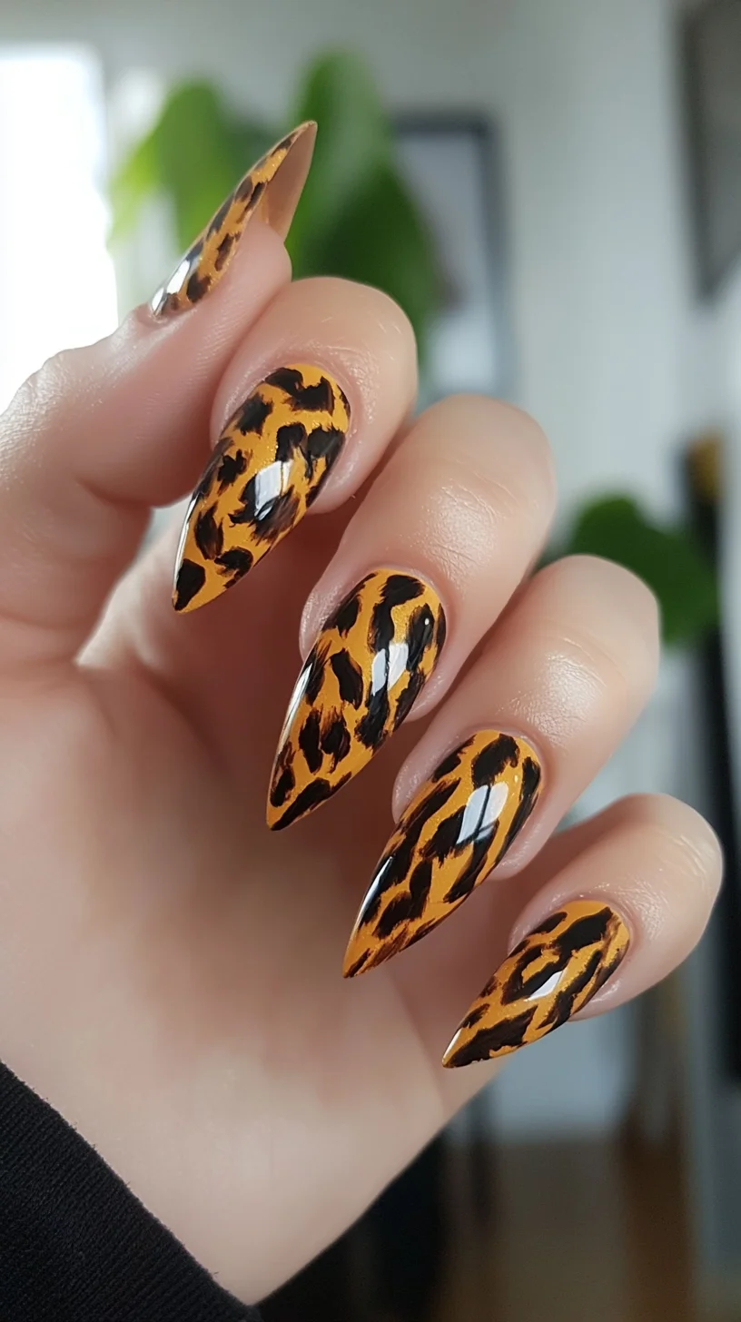 Fierce and Fabulous: Embrace the Bold Leopard Print Nail Art