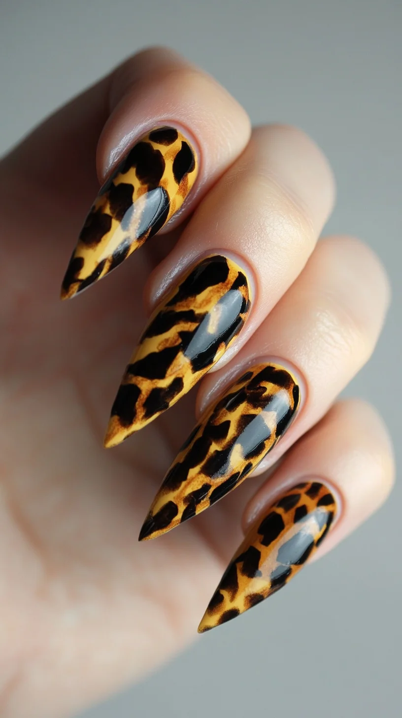 Fierce Leopard Print Nails: Elevate Your Style with Stunning Nail Art