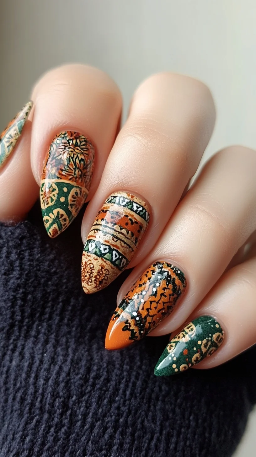 Intricate Geometric Nail Art: A Bold Statement for Every Occasion