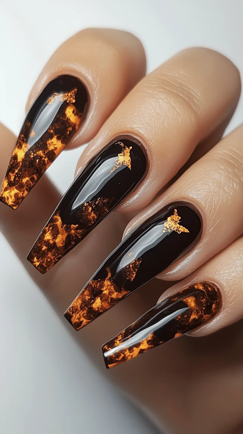 It looks like you've provided an image of nails, not a hairstyle. Would you like me to create a catchy heading and description for the nail design instead?