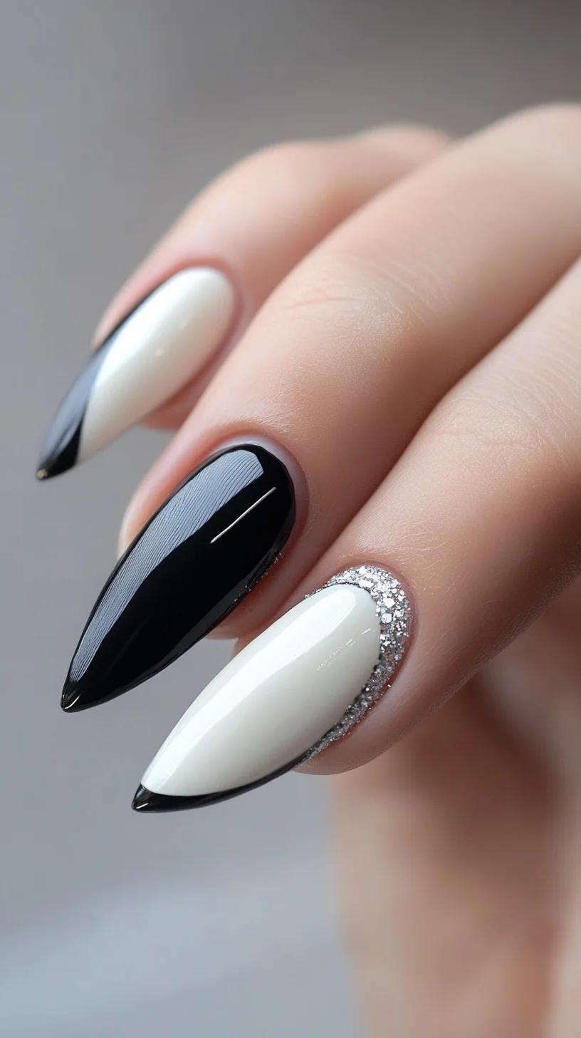 Striking Black and White Nail Art: Bold Elegance for Every Occasion