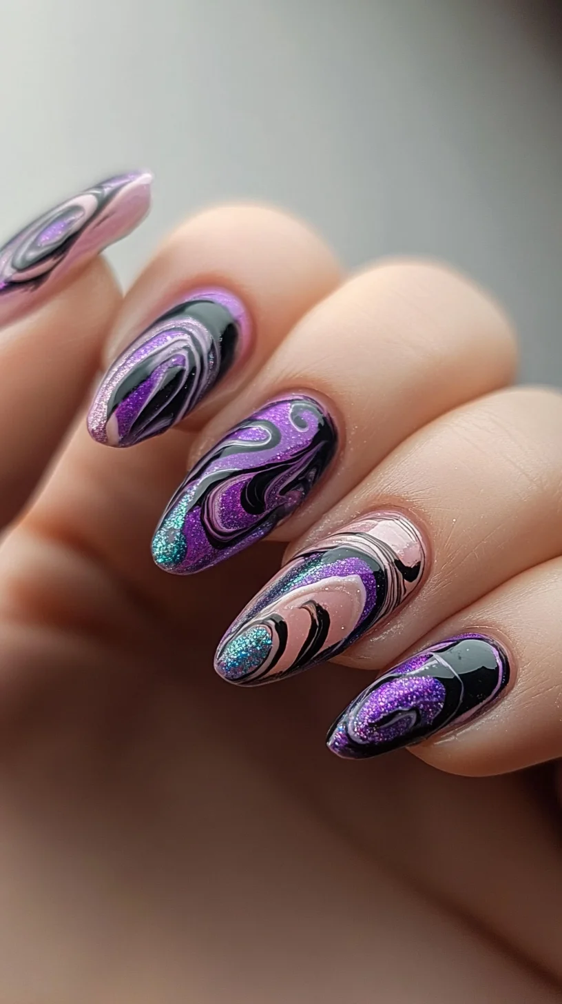 Stunning Swirl Nails: A Bold Expression of Color and Creativity